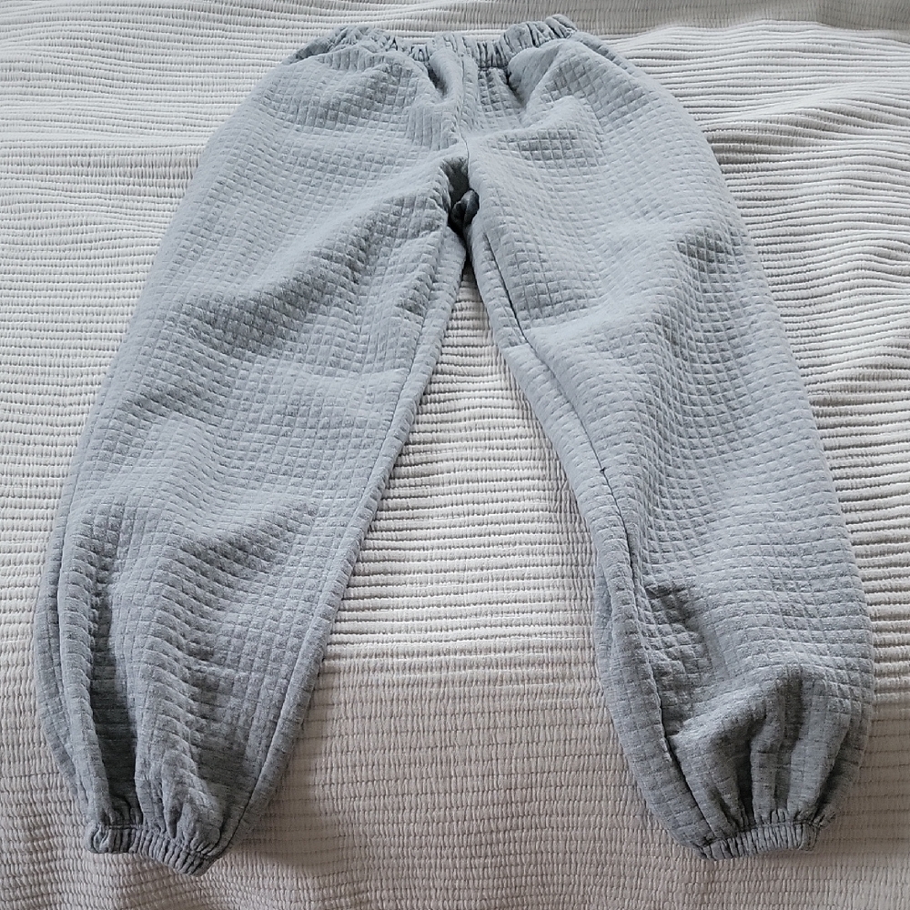 Princess Polly Cozy Gray Textured Joggers